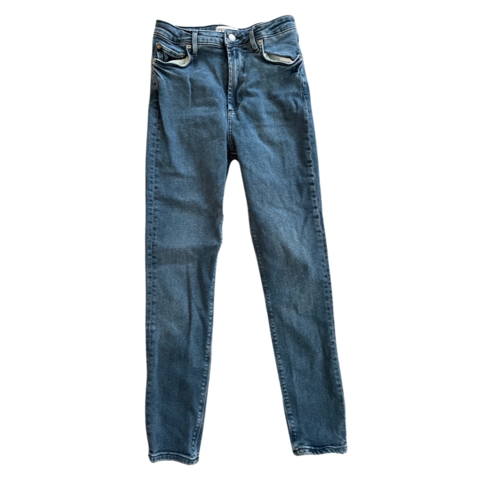 Zara straight leg jeans 6 - Picture 1 of 3